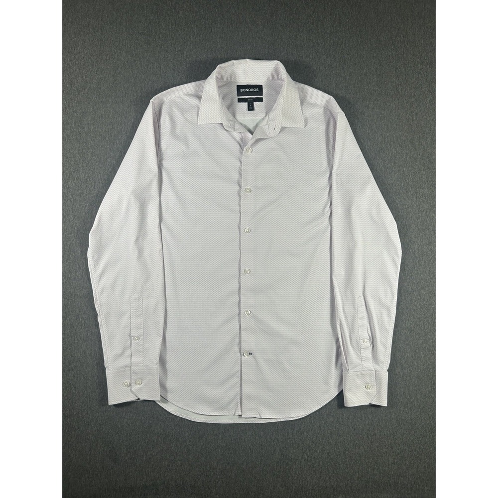 Bonobos Slim Fit Long Sleeve Button Down Shirt Men's Size M Regular